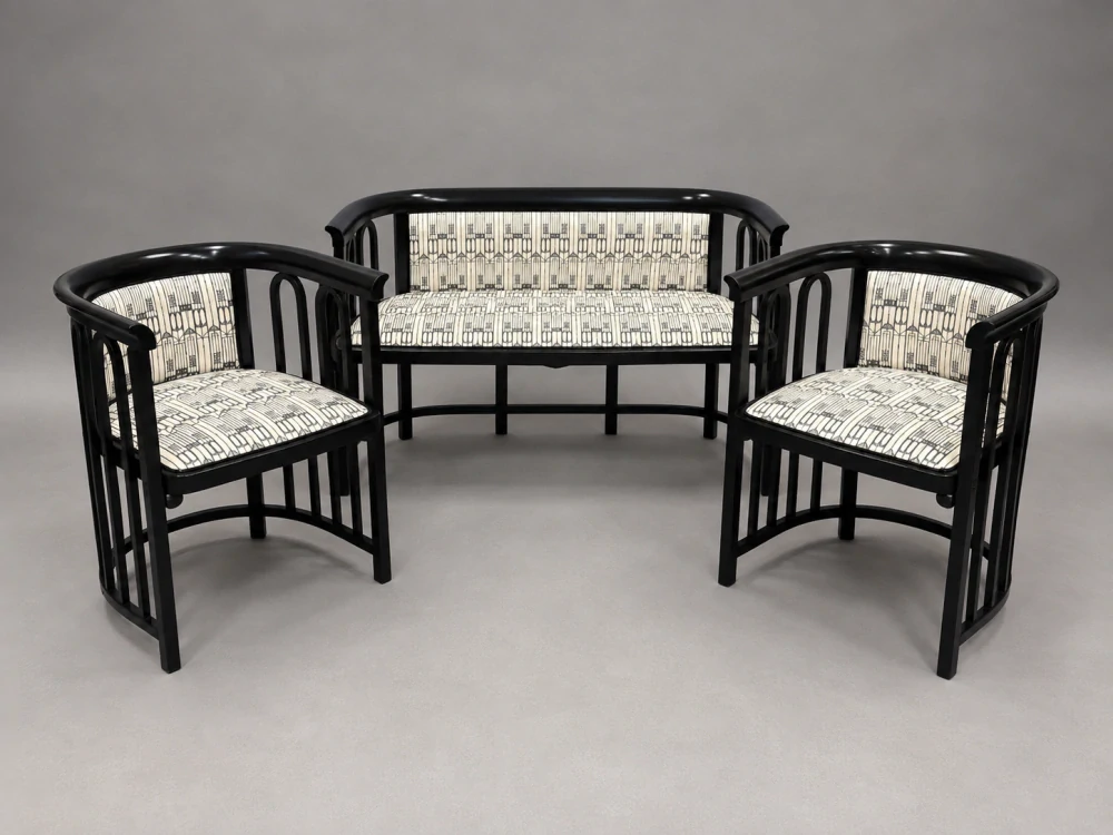 Josef Hoffmann – secesní sedací souprava