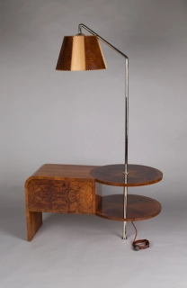 Lampa Art deco ořechová kořenice